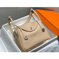 Hermes Lindy 26/30 in togo Leather Bag TRENCH 2025