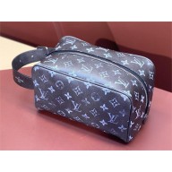 Louis Vuitton Brushed Monogram Dopp Kit Toilet Pouch Bag M11670 2024