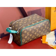 Louis Vuitton Monogram canvas Dopp Kit Toilet Pouch Bag M12639 Borneo Green 2024