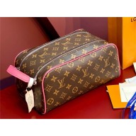 Louis Vuitton Monogram canvas Dopp Kit Toilet Pouch Bag M12641 Pondichery Pink 2024