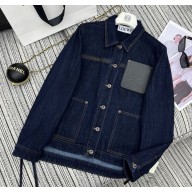Loewe Workwear jacket in denim Jeans Blue 2025