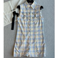 Chanel Jumpsuit Embroidered Cotton Poplin  White & Multicolour P78756 2025
