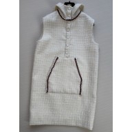 Chanel women's wool vest white 2025