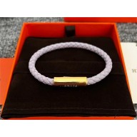 Hermes Goliath Code Bracelet lavander/gold