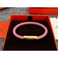 Hermes Goliath Code Bracelet pink/gold