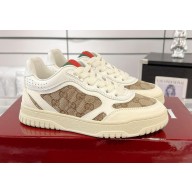 Gucci women's/Men's Beige and ebony Original GG canvas Re-Web sneaker 2024