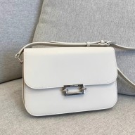 saint laurent le pavé satchel in smooth leather 657186 white