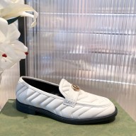 gucci Women's loafer with Double G 670399 white 2021