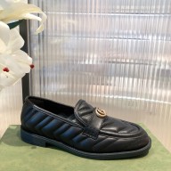 gucci Women's loafer with Double G 670399 black 2021
