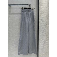 chanel Cotton Blue & White pants P76669 2024