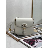 Dior Bobby Frame Bag in Box Calfskin white 2022 