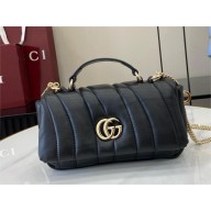 GUCCI GG Milano mini top handle bag 806017 black 03 2024