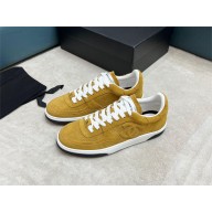 Chanel Suede Kidskin Sneakers G45079 YELLOW 2023
