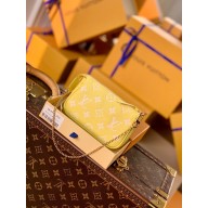 LOUIS VUITTON Mini Pochette Accessoires M46129 YELLOW
