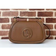 Gucci Blondie medium top handle bag in brown leather 815716 2024