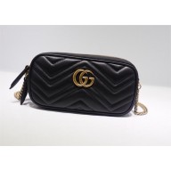 Gucci GG MARMONT MINI CHAIN BAG 546581 black 2024