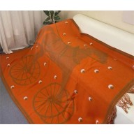 Hermès Cheval Cabriolet WOOL Blanket orange 2024