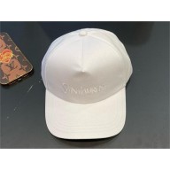 SAINT LAURENT cap in gabardine white 2024