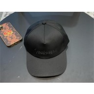 SAINT LAURENT cap in gabardine black 2024