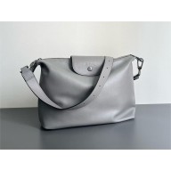 Longchamp Le Pliage gray L Tote bag in calfskin 2023