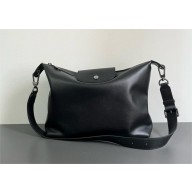 Longchamp Le Pliage black L Tote bag in calfskin 2023