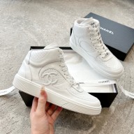Chanel white calfskin Sneakers G45080 2023