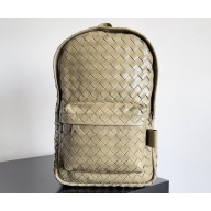 Bottega Veneta Small Intrecciato leather Backpack Bag TAUPE 2023