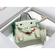 Hermes Kelly Doll picto Bag in epsom leather vert fizz 2024