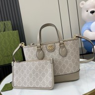 GUCCI Ophidia mini tote bag IN Beige and WHITE GG Supreme canvas 811716 2024