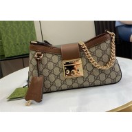 GUCCI Padlock GG SMALL shoulder bag 811705 BROWN 2024