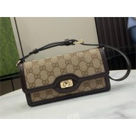 Gucci Luce mini shoulder bag IN Beige and ebony Original GG canvas 790038 2024