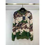 LOUIS VUITTON Damier Cotton Jacquard Pullover 1AFIVT 2024 spring