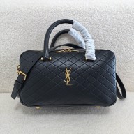 Saint Laurent liya duffle Bag in quilted lambskin 766785 Black(original quality)