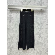 chanel Mixed Fibers Black PANTS P76849 2024
