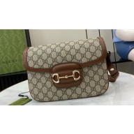 Gucci Horsebit 1955 Mini Bag Beige/Ebony 815178 2024
