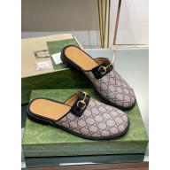 Gucci Men's GG Horsebit slipper 719749 black 2023