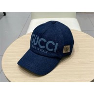 GUCCI Lasered denim baseball hat 2025