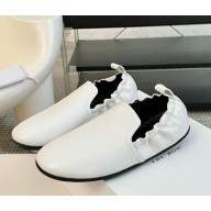 The Row ballet flats in white Leather 1210-2024
