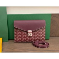 Goyard Chypre Wallet-Pouch bag Burgundy 2024