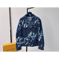 LOUIS VUITTON Monogram Printed Denim Jacket 1AF750 2024 spring
