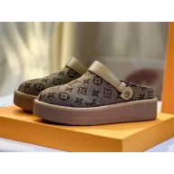 Louis Vuitton Aspen Platform Clog gray 2024