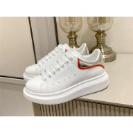 Alexander McQueen Oversized Women/Men Sneakers White/silver/red 2023