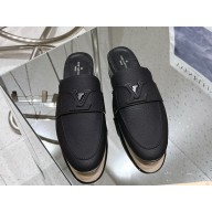 Louis Vuitton LV Capri mules Black Matte Calfskin 2025