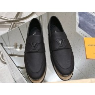 Louis Vuitton LV Capri loafers Black Matte Calfskin 2025