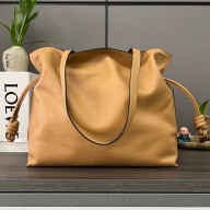 loewe large Flamenco clutch in nappa calfskin warm desert 2024