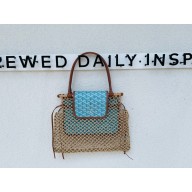 Goyard Goyardine Net Aligre Tote Blue 2022
