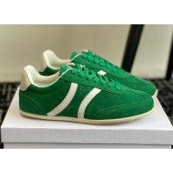 celine flat sneakers green 2024