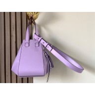 loewe Compact Hammock bag in soft grained calfskin Light Mauve 2023