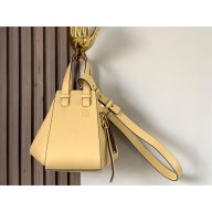 loewe Compact Hammock bag in soft grained calfskin Dark Butter 2023