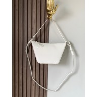 loewe Mini Hammock Hobo bag in classic calfskin soft white 2023